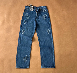 Calça Jeans Chrome Hearts Chrome Model 2 - Encomenda