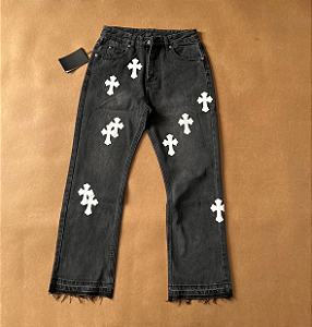 Calça Jeans Chrome Hearts Chrome Model 9 - Encomenda