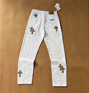 Calça Jeans Chrome Hearts Chrome Model 11 - Encomenda