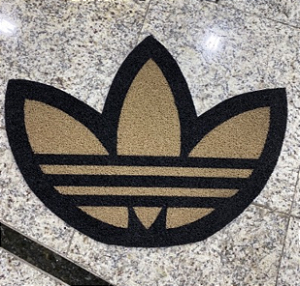 Tapete Adidas Logo 80X60 - Pronta Entrega