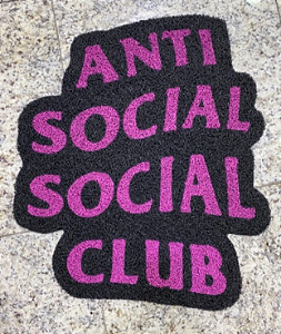 Tapete Anti Social Social Club personalizado - Pronta Entrega
