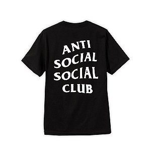 Camiseta Anti Social Social Club Preta - PRONTA ENTREGA