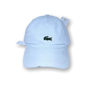 Boné Lacoste Logo Frontal - Branco