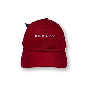 Boné Oakley 6 Panel Reflective - Vermelho