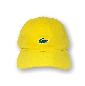 Boné Lacoste Logo Frontal - Branco