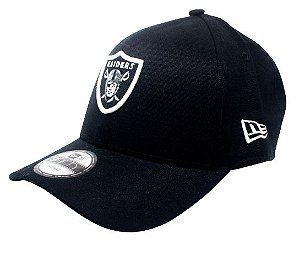 Boné Aba Curva New Era Raiders - Preto