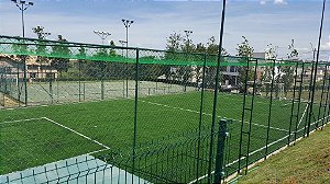 Rede de Proteção Esportiva Sob Medida para Cobertura de Campos de Futebol, Society, Quadras e Areia - Fio 4 - Malha 12