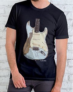 Camiseta Guitarra Stratocaster Relic