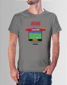 Camiseta River Raid Atari Game Retrô Camisa - Jogo Avião