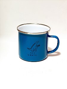 Caneca Sou Grato - Azul Escuro