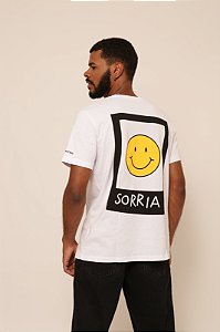 Camiseta Polaroid Smile - Branca