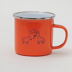 Caneca INOX  - LARANJA