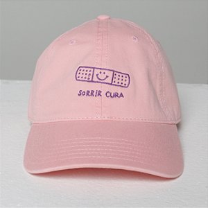 Boné SORRIR CURA - Rosa