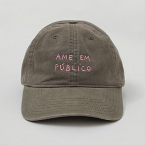 Boné Ame Em Público - VERDE OLIVA