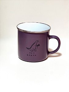 Caneca Sou Grato - Roxo