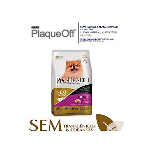 RAÇÃO SUPER PREMIUM PROHEALTH RAÇAS PEQUENAS FILHOTE
