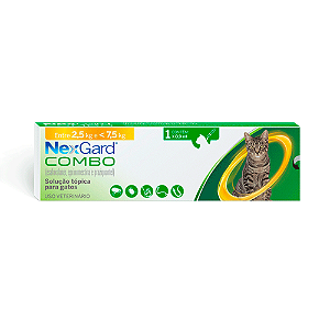ECTO+ENDO NEXGARD COMBO 2,5 - 7,5KG 1UN 1X1UN