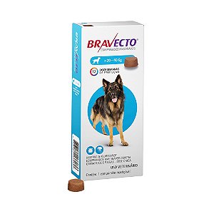 BRAVECTO 1000 MG (20 A 40 KG) AZUL