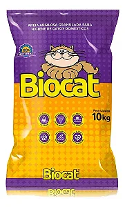 AREIA HIG P GATO BIOCAT NATURAL 10KG
