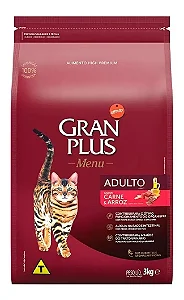 Ração Gatos Adultos Carne E Arroz Menu 3kg