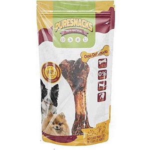 Osso Mordedor Fêmur Suíno Defumado Puresnacks Para Cães Adultos