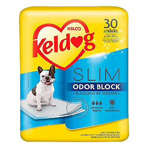Tapete Higiênico Keldog Slim Odor Block 30 Unidades