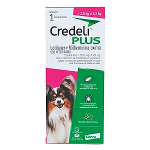 Antipulgas Credeli Plus Rosa 112,5/4,22 de 2,8-5,5kg 1 comp