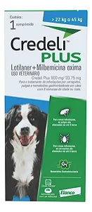 Antipulgas Credeli Plus 900 mg - 22 a 45 kg