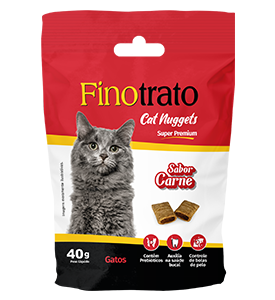 Finotrato Cat Nuggets Carne Gatos Adultos 40g
