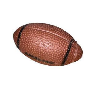 Mordedor de Borracha Bola de Futebol Americano C/Efeito Sonoro