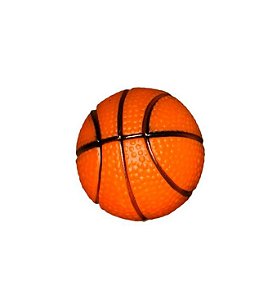 Mordedor de Borracha Bola de Basquete C/Efeito Sonoro 7,5cm