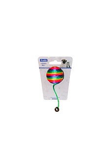 Brinquedo Para Gato Bola Listrada com Guizo