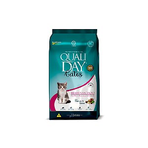 Ração Qualiday Cat Filhotes Lactação Frango, Arroz e Vegetais