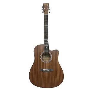 Violão Elétrico Folk 41" com Cutway - Mahogany