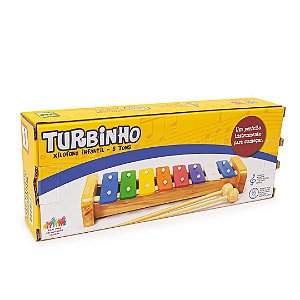 Xilofone Infantil de Metál - Turbinho - 8 Tons