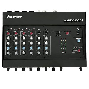 Mesa de Som Analogica Multitrack de 8 Canais