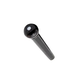 PINO PLASTICO PRETO COM PACOTE COM 100 PES.