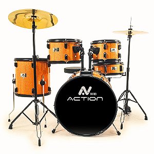 BATERIA TURBO ACTION 20 - AMARELO SPARKLE