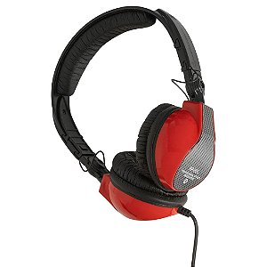 Fone de ouvido para DJ - Vermelho Ferrari
