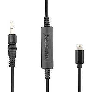 Cabo com conector TRS macho para LIGHTNING