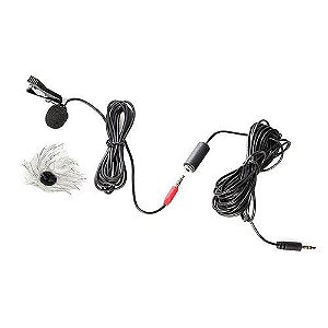 Microfone de Lapela para celular