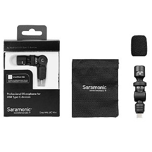 Microfone Ultracompacto para Celular com conector USB-C