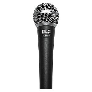 Microfone de Mão ideal para voz principal, backing vocal