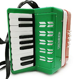 Mini Piano de Cauda Infantil - 30 Teclas - Turbinho - Cor Branco