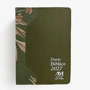Diário Bíblico Ave Maria 2027 - Floral Verde