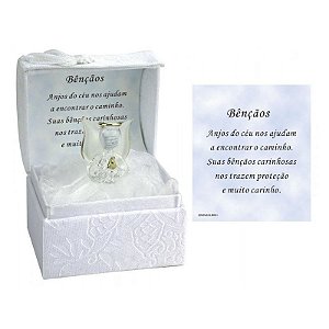 Baú Branco - Anjo de Cristal - Bênçãos