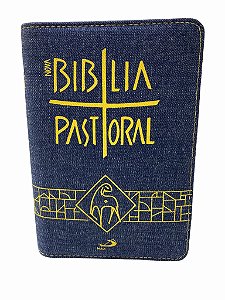 Bíblia Pastoral - Média - Zíper - Jeans