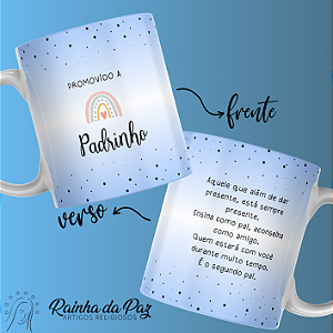 Caneca - Promovido de Padrinho - Azul