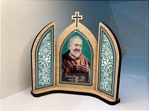 Capela Porta Fixa - Padre Pio - 15cm