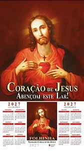 Folhinha - Sagrado Coração de Jesus - 2027